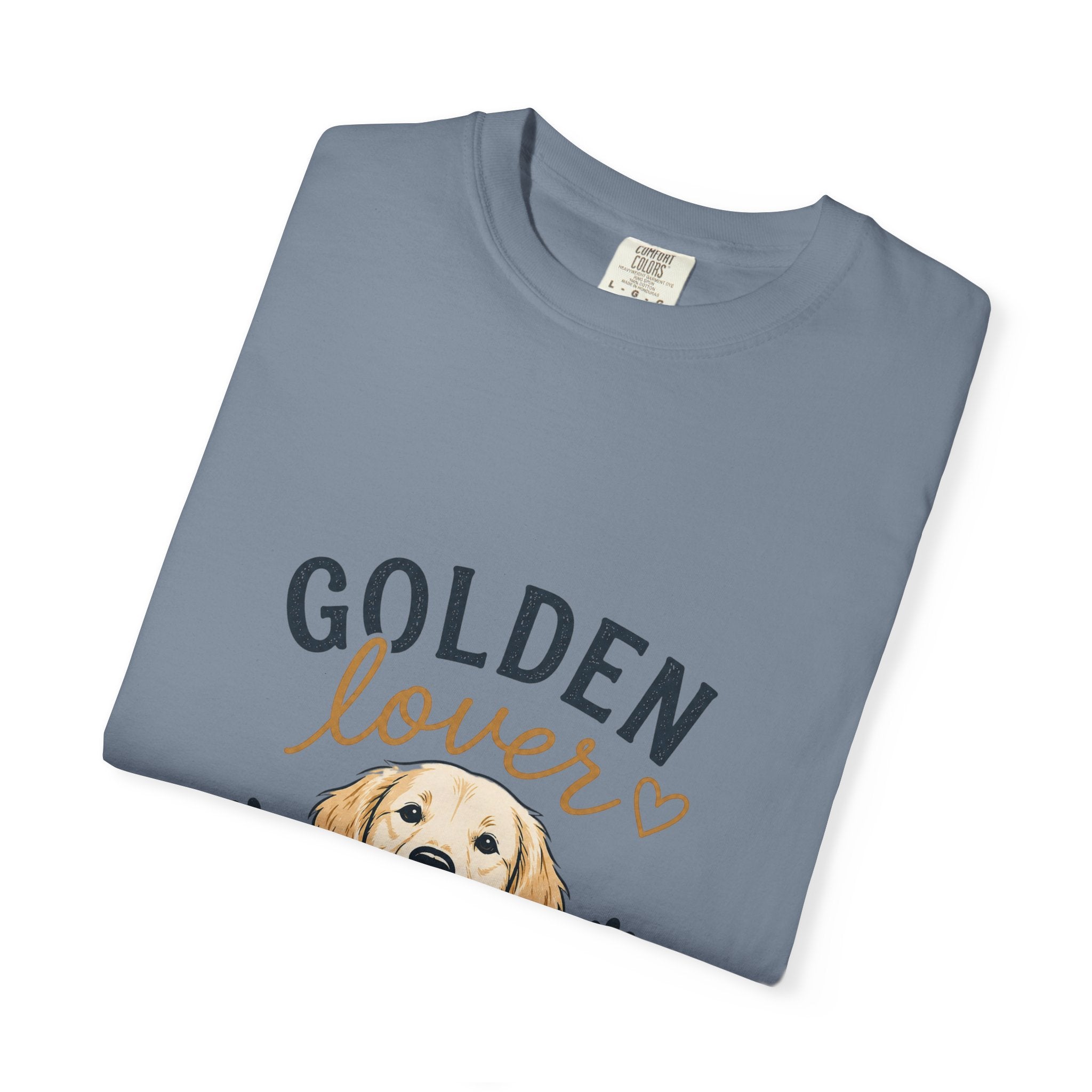 Golden Retriever Lover T-Shirt — "Golden Lover" Graphic Tee for Dog Owners
