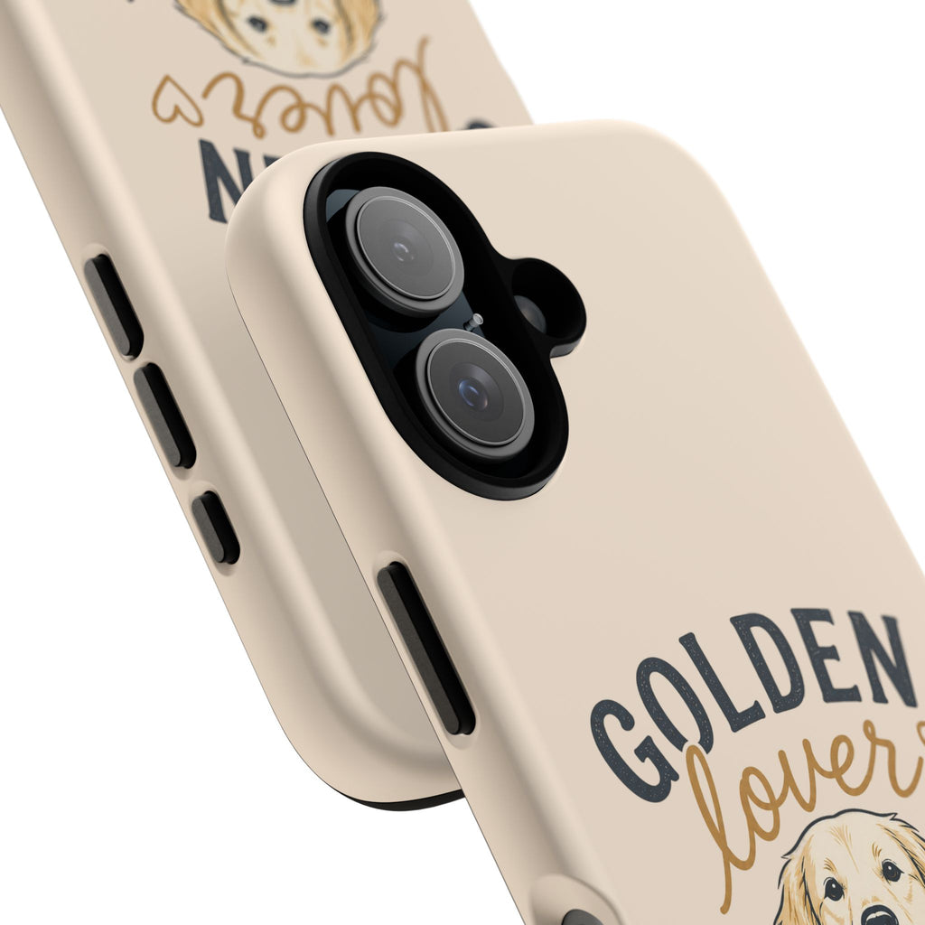 Golden Lover Phone Case — "Life Is Better with Golden Retrievers" Protective Tough Case