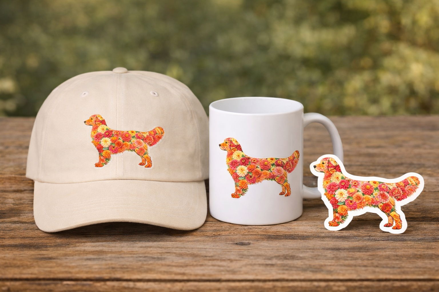 The Golden Gift Set — Hat, Mug & Sticker Bundle